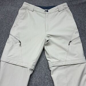 Cloudveil Convertible Cargo Hiking Pants Men's 34 32X31 Zip Off Outdoor Trousers